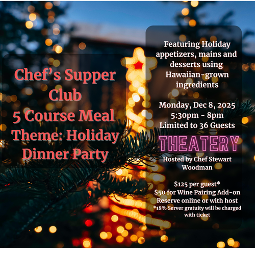 Theatery Restaurant Supper Club - Holiday 5 Course Meal