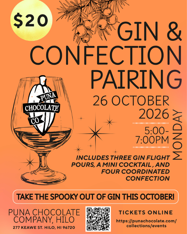Gin and Chocolate Pairing - Hilo