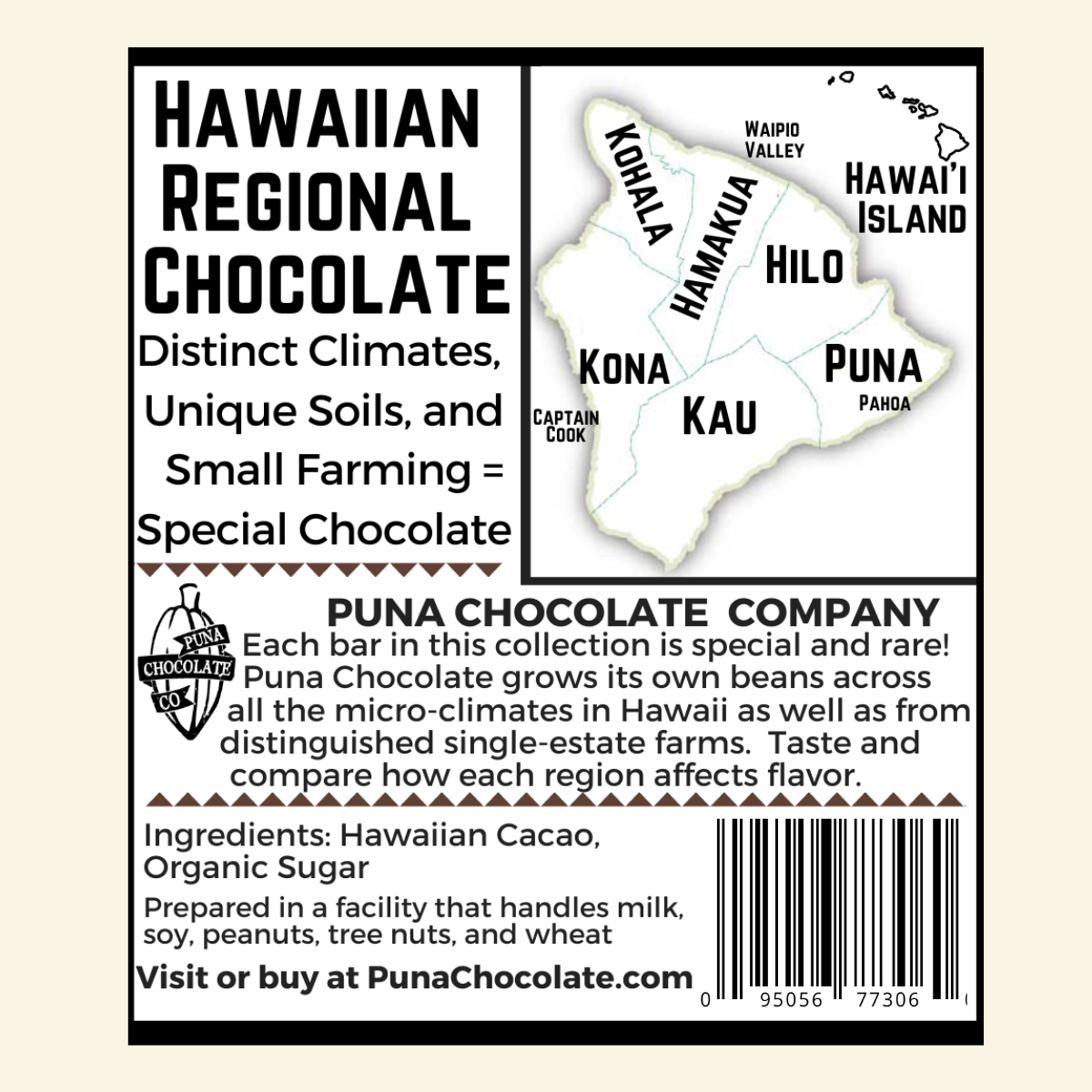 Donkey Mill Farm, Holualoa Kona 70% Dark Chocolate Bar - Single Farm