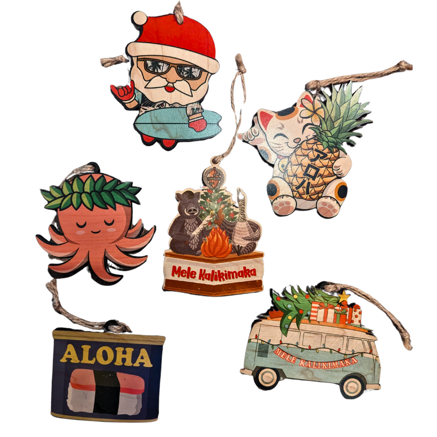 Mele Kalikimaka Ornaments