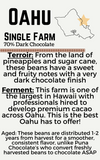 Oahu 70% Dark Chocolate Bar - Single Island
