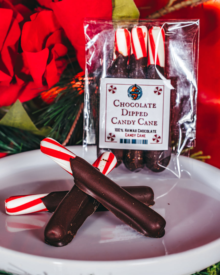 Chocolate Dipped Peppermint Sticks