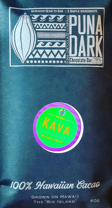 Kava Dark Chocolate - 70% Cacao - Big Island Awa