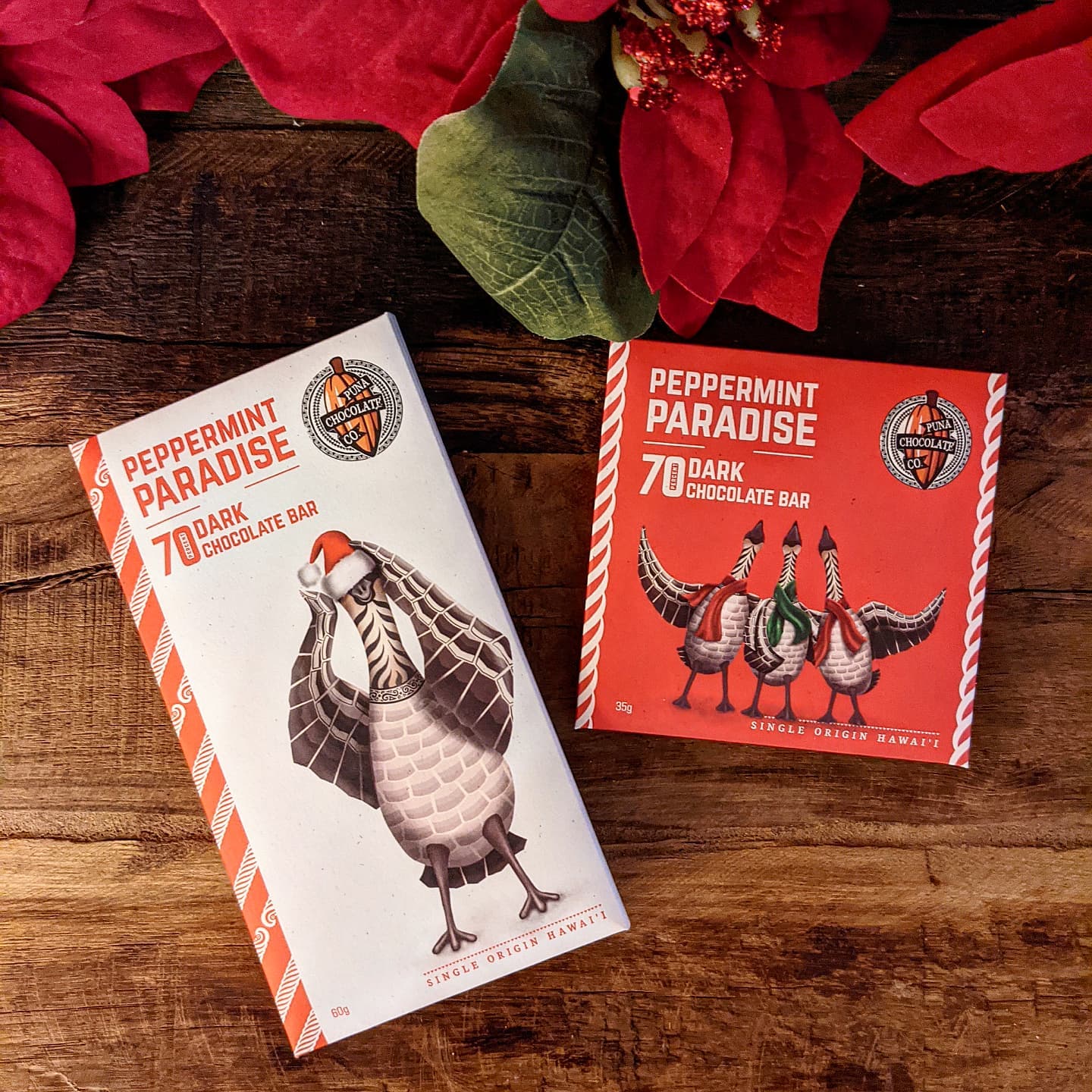 Peppermint Paradise Dark Chocolate Bar
