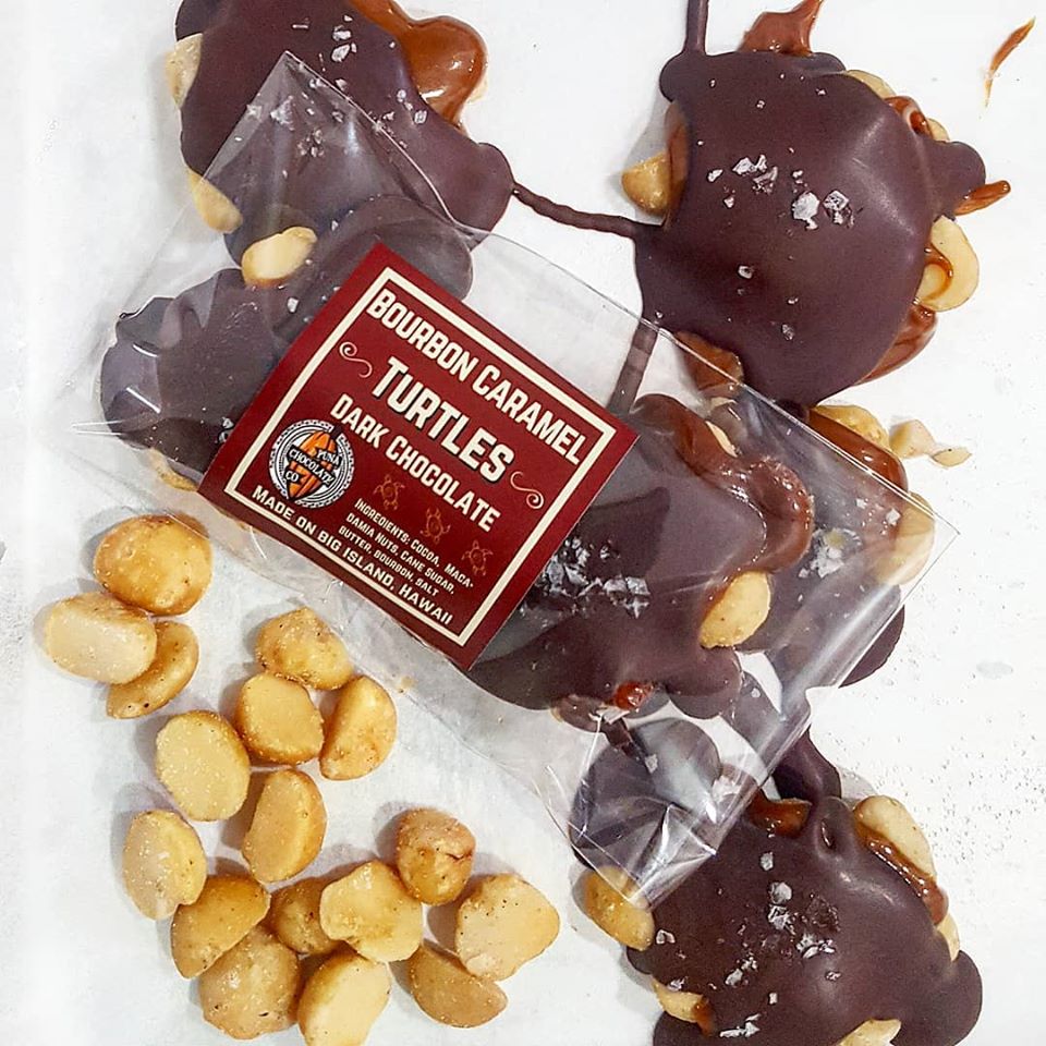 Caramel Macadamia Turtles