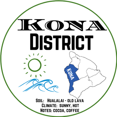 Kona Regional 70% Dark Chocolate Bar - Single District 2 Ingredients