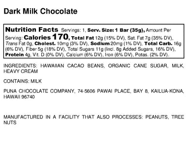 50% Milk Chocolate Bar