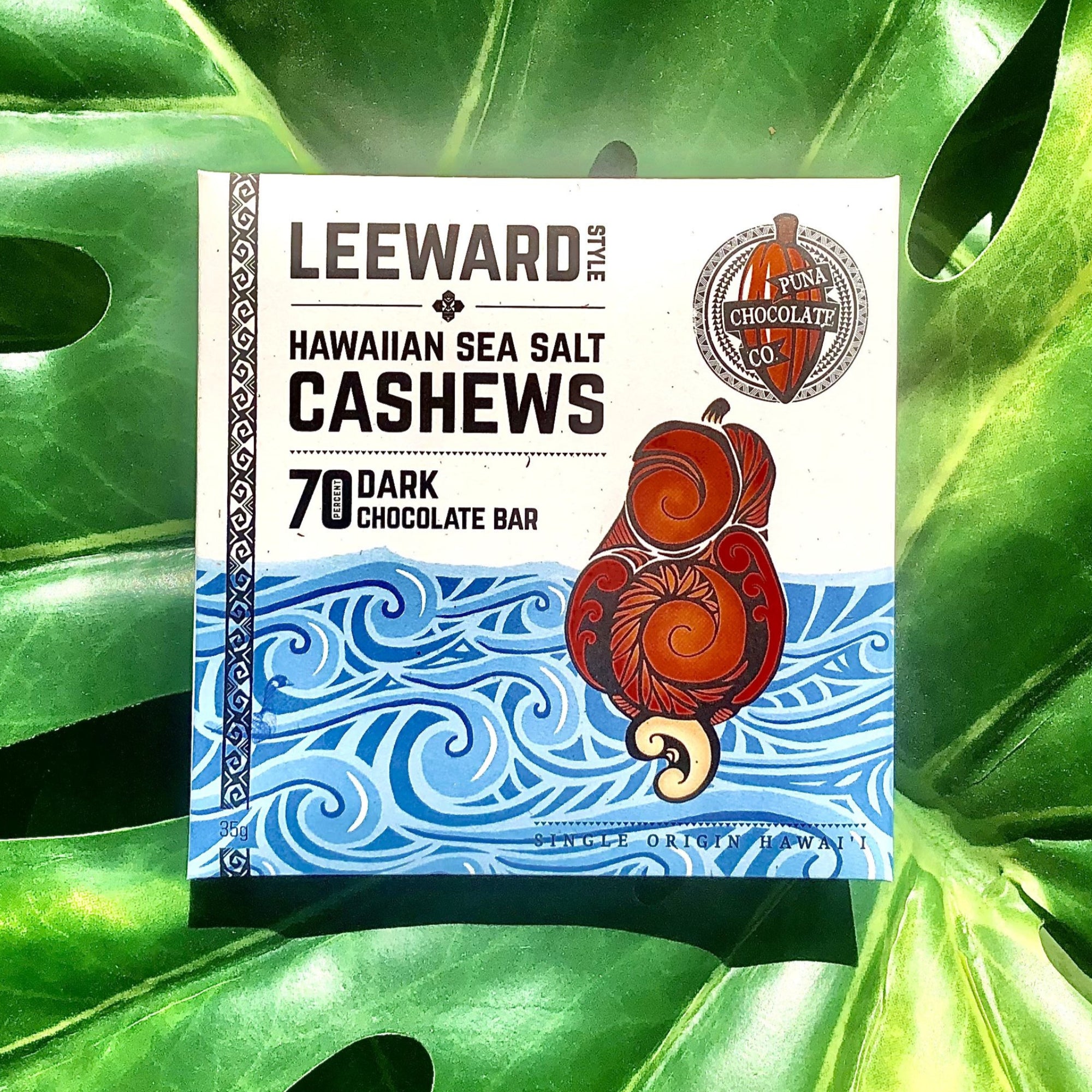 Cashew & Sea Salt - 70% Dark Chocolate Bar