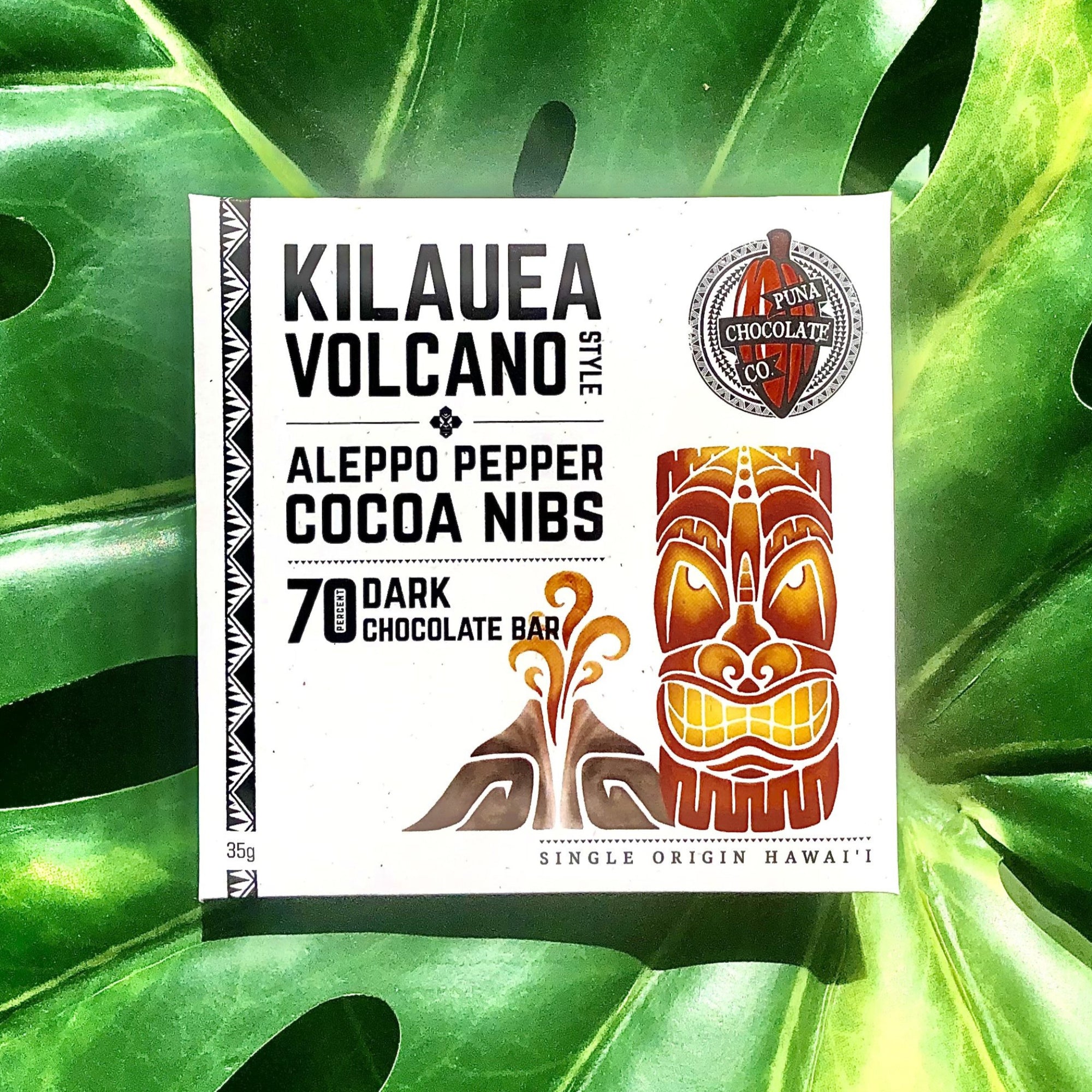 Aleppo Pepper & Cocoa Nibs - 70% Dark Chocolate Bar