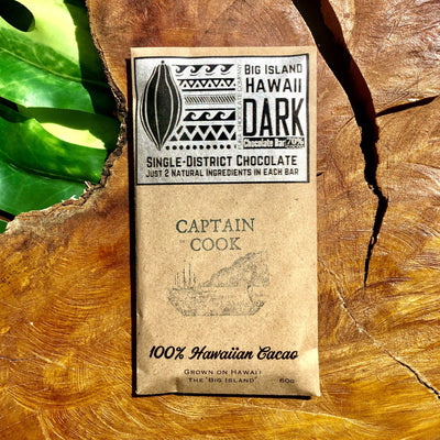 Captain Cook, Kona Regional 70% Dark Chocolate Bar - Single District