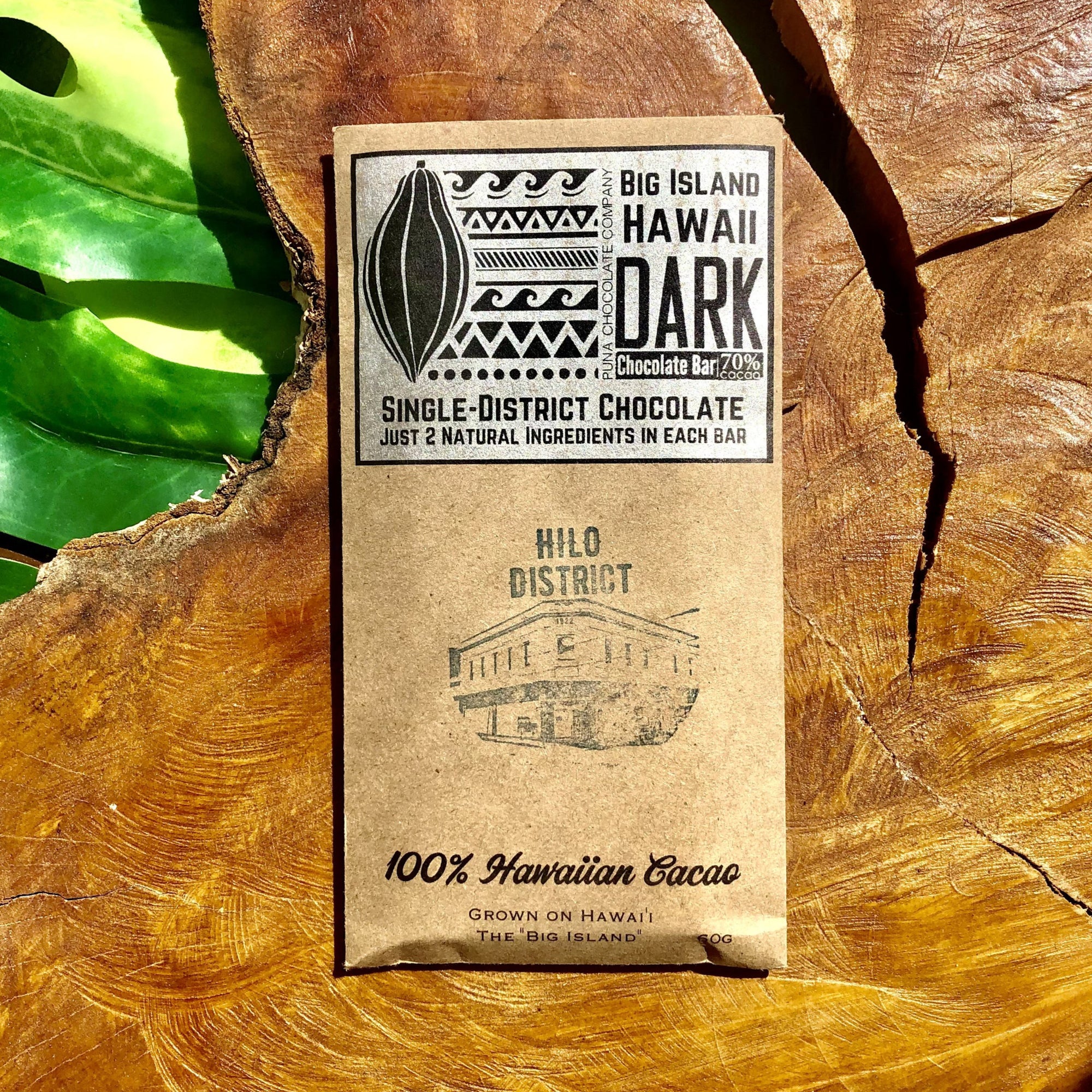 Hilo Regional 70% Dark Chocolate Bar - Single District