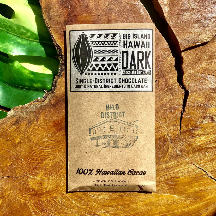 Hilo Regional 70% Dark Chocolate Bar - Single District