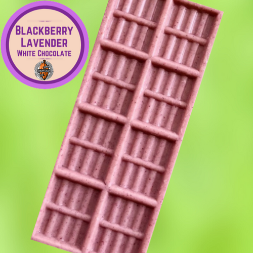 Blackberry & Lavender - White Chocolate Bar