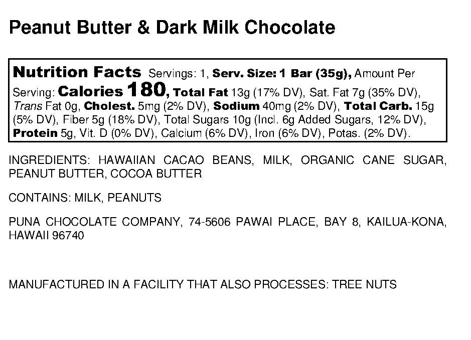 Peanut Butter - 50% Milk Chocolate