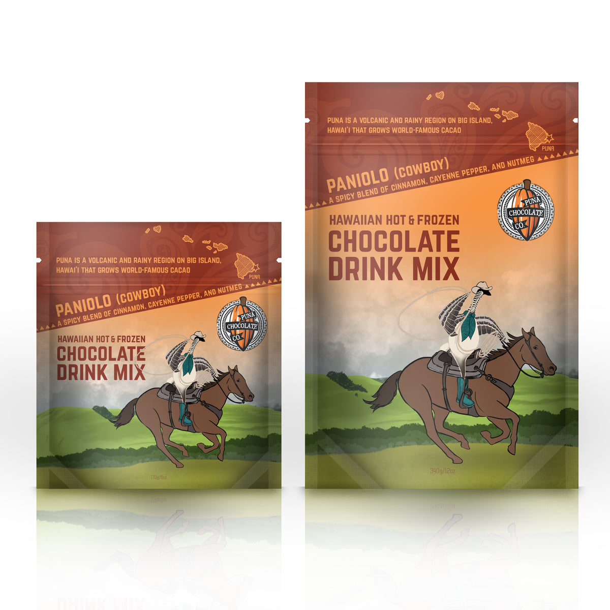 Panichocola Paniolo Cocoa - Mexican Style Hot Chocolate Powder - Puna Chocolate Company